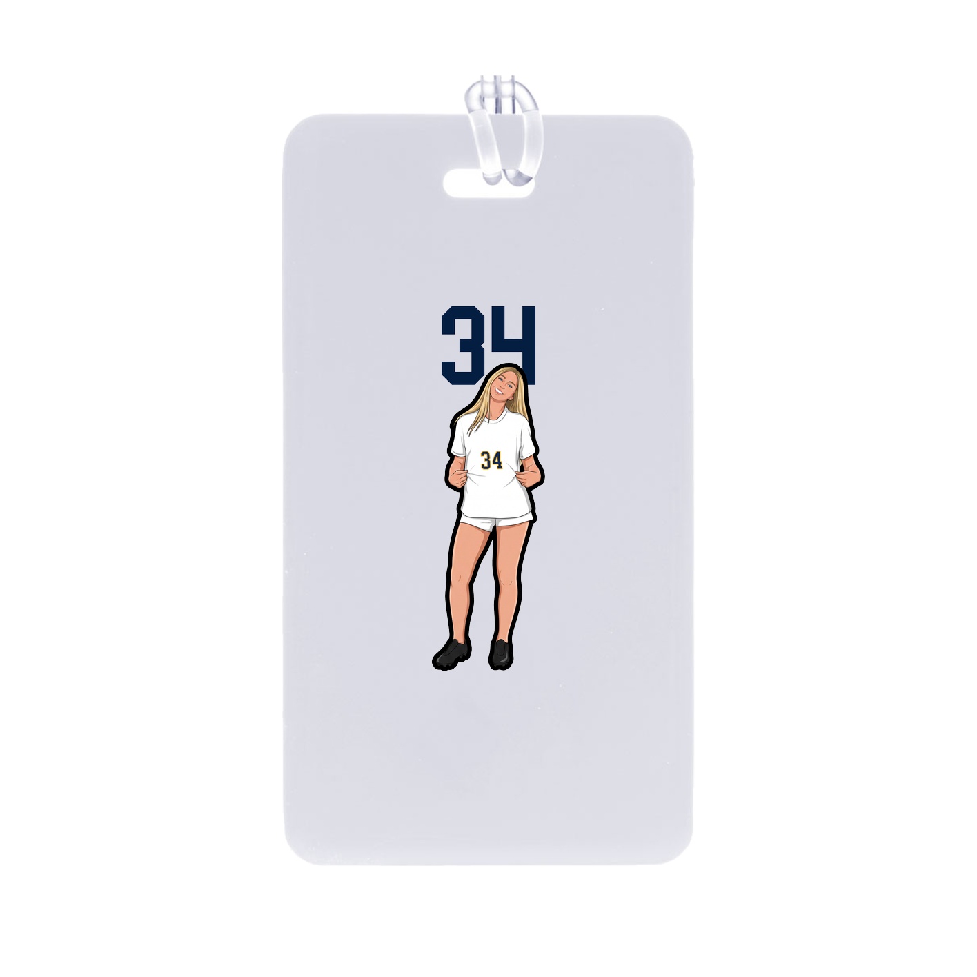 Bag Tag — Number Top in Classic