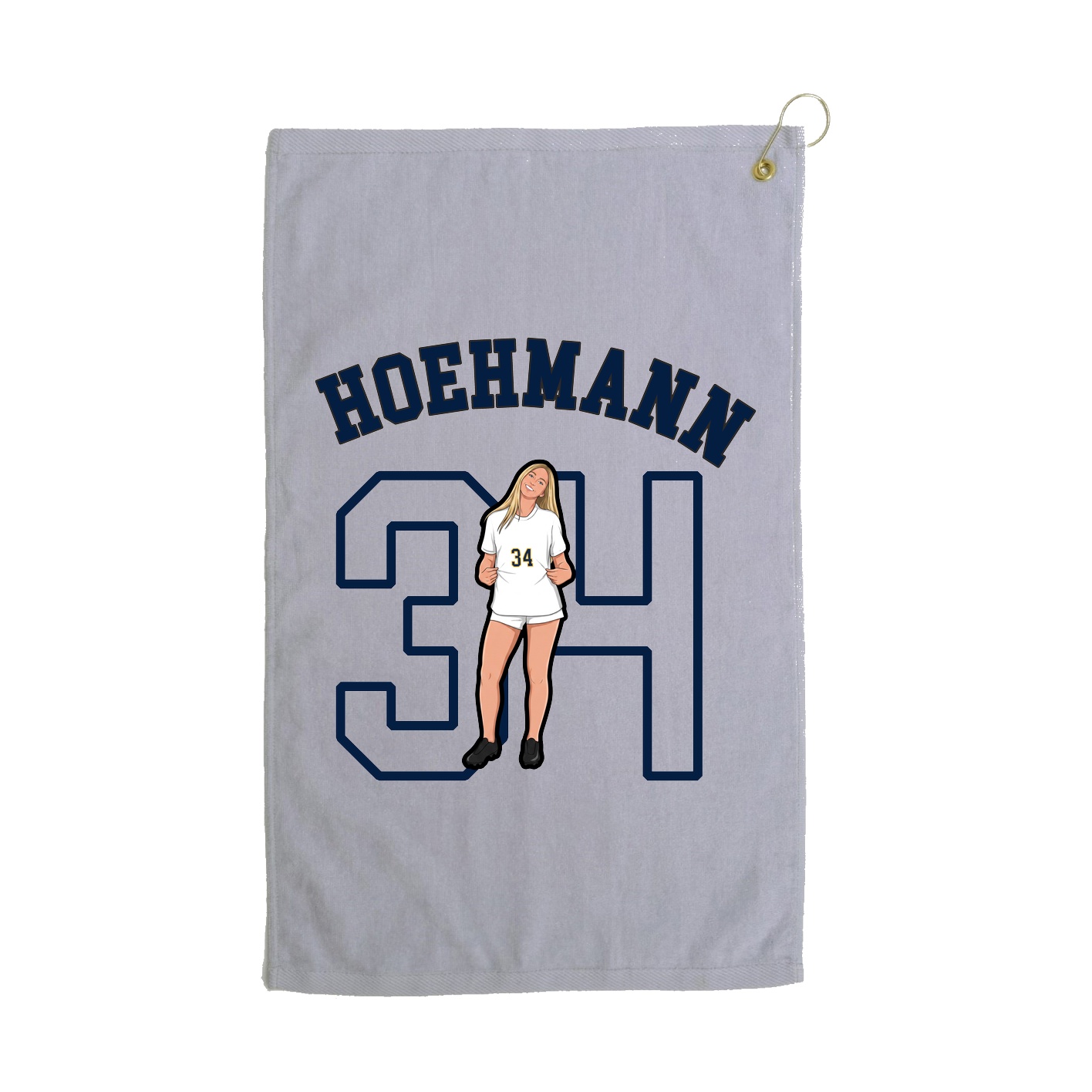 Golf Towel — Shirsey Arch in Grey