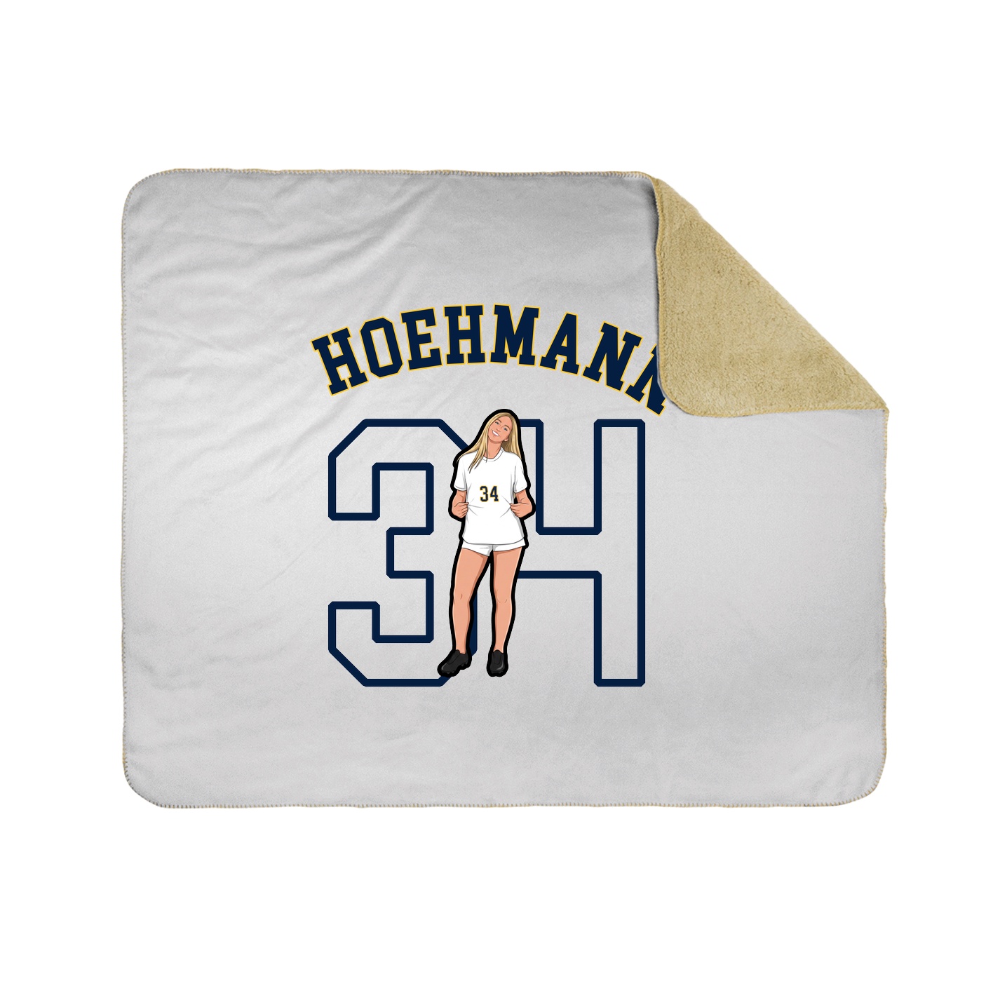 Throw Blanket — Shirsey Arch in White