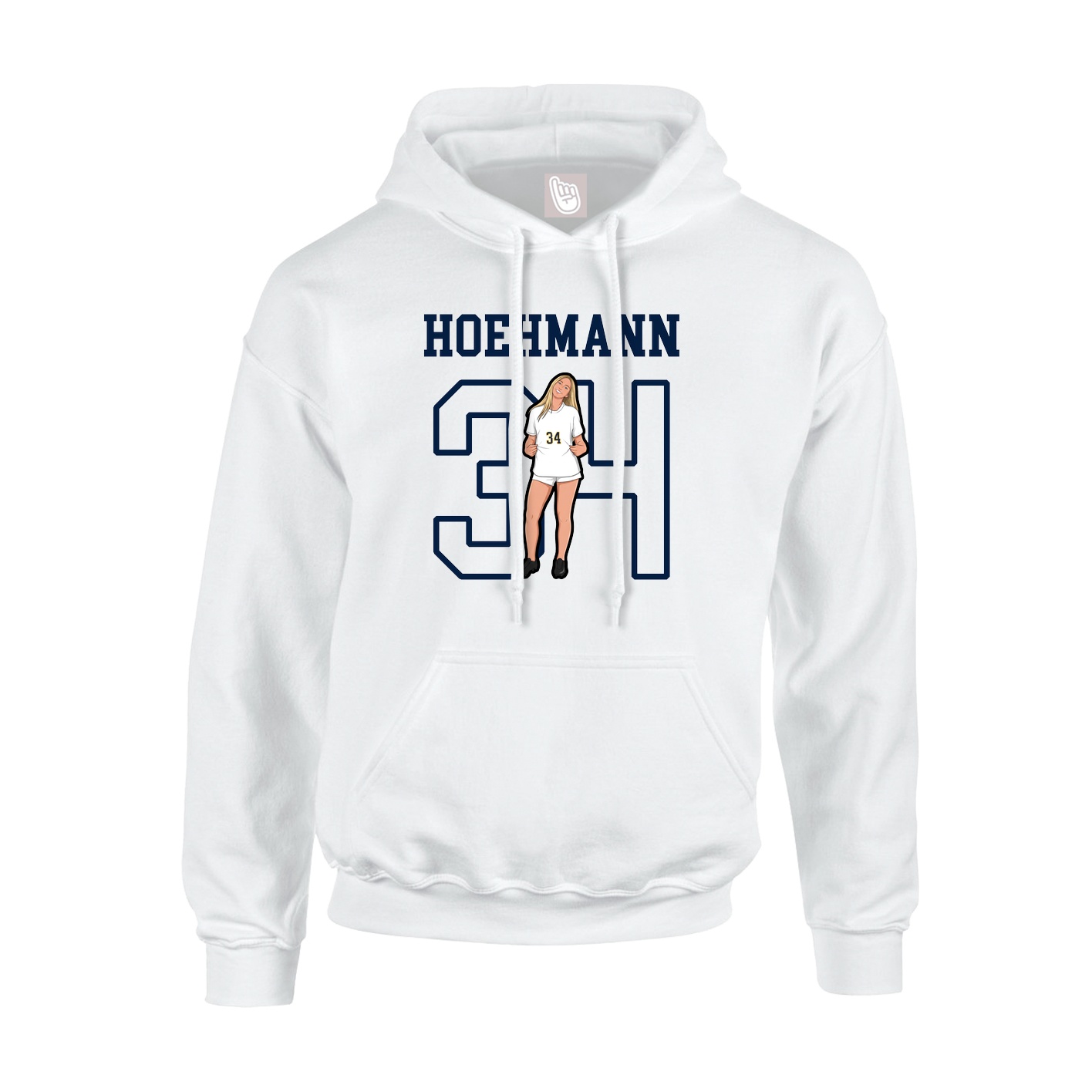 Youth Hoodie — Shirsey in White
