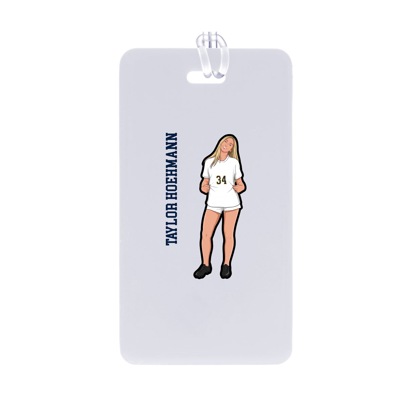 Bag Tag — Name Vertical in Classic