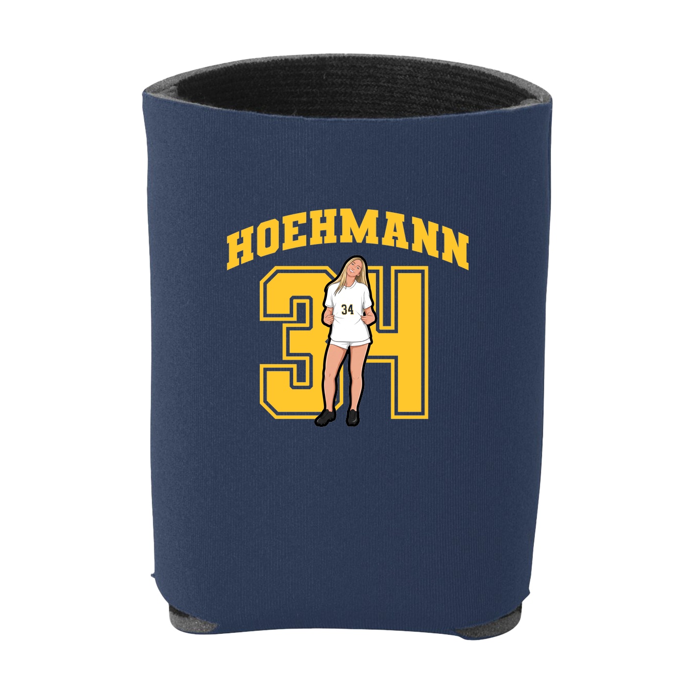 Can Holder — Number in Navy