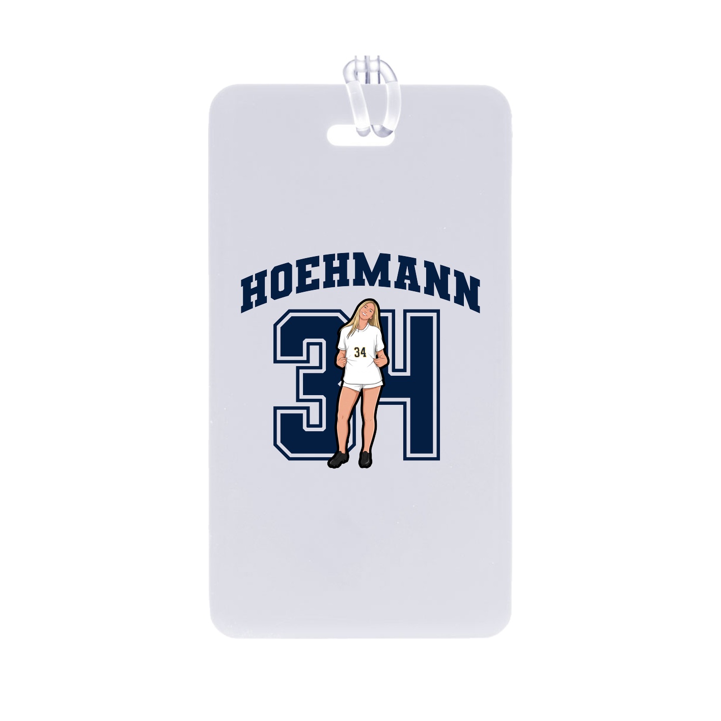 Bag Tag — Number in Classic