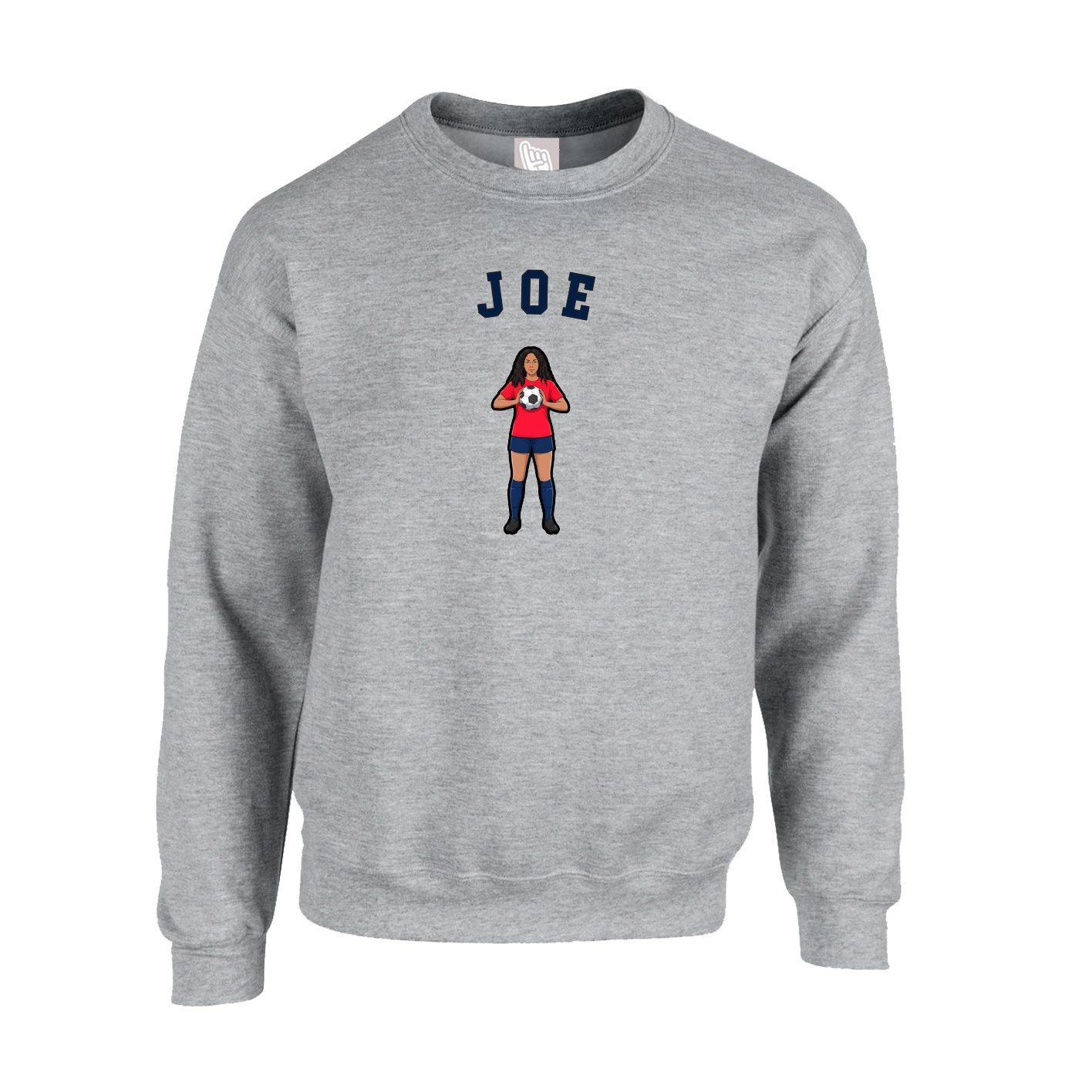 Fleece Crew — Shirsey Arch in Grey