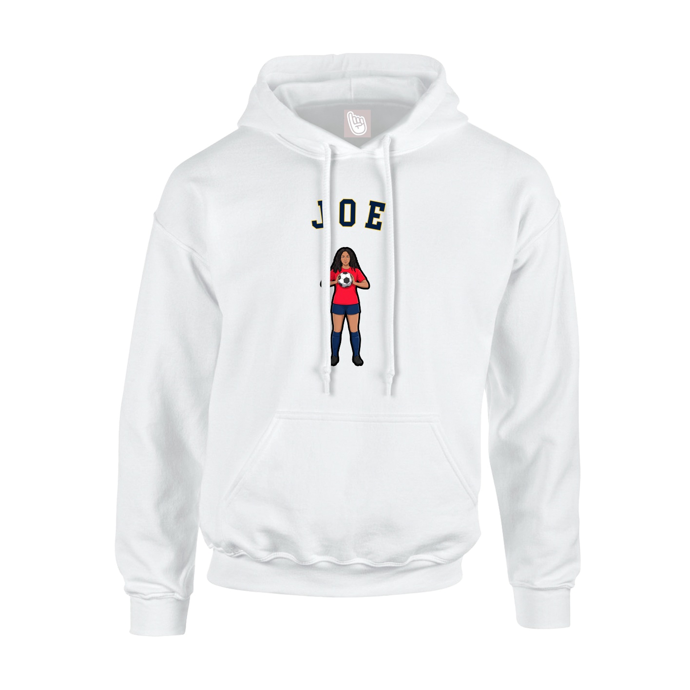 Youth Hoodie — Shirsey Arch in White