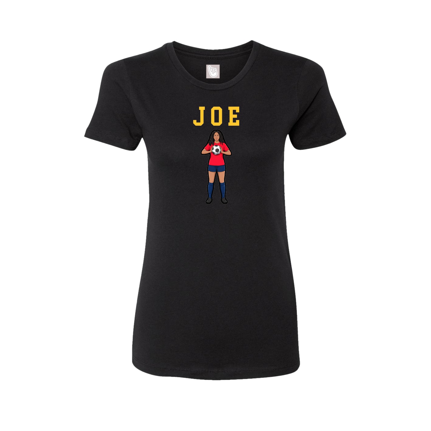 Fitted Women's Tee — Shirsey in Black