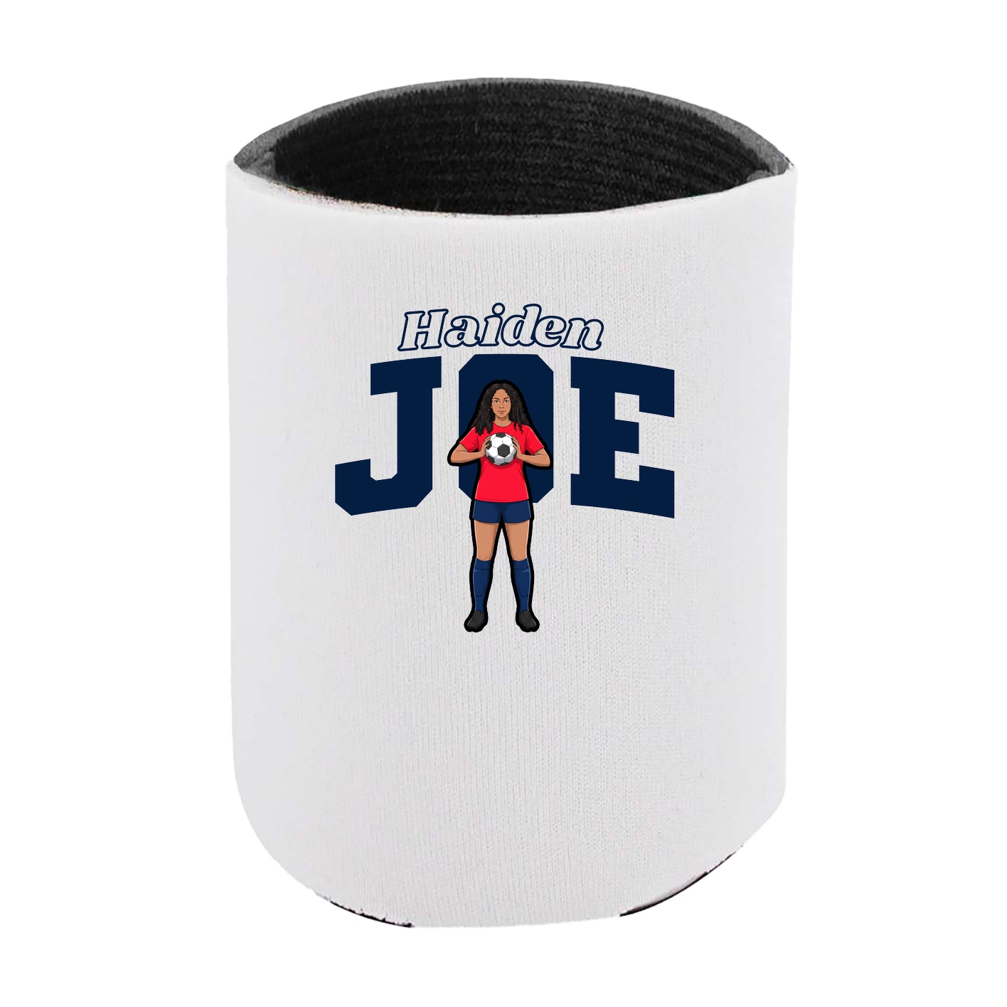Can Holder — Name Arch in White