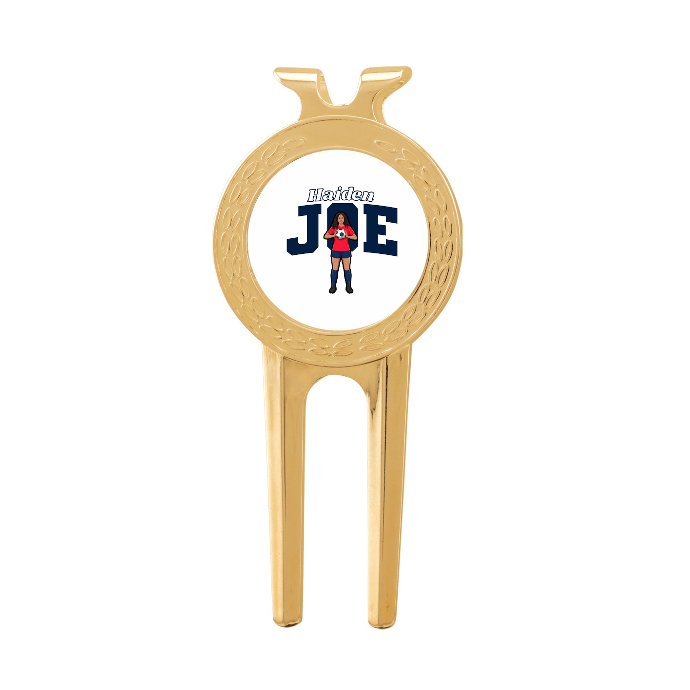 Divot Tool with Ball Marker — Name Arch in Classic