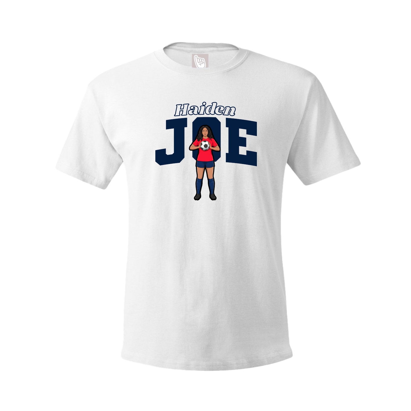 Tee — Name Arch in White