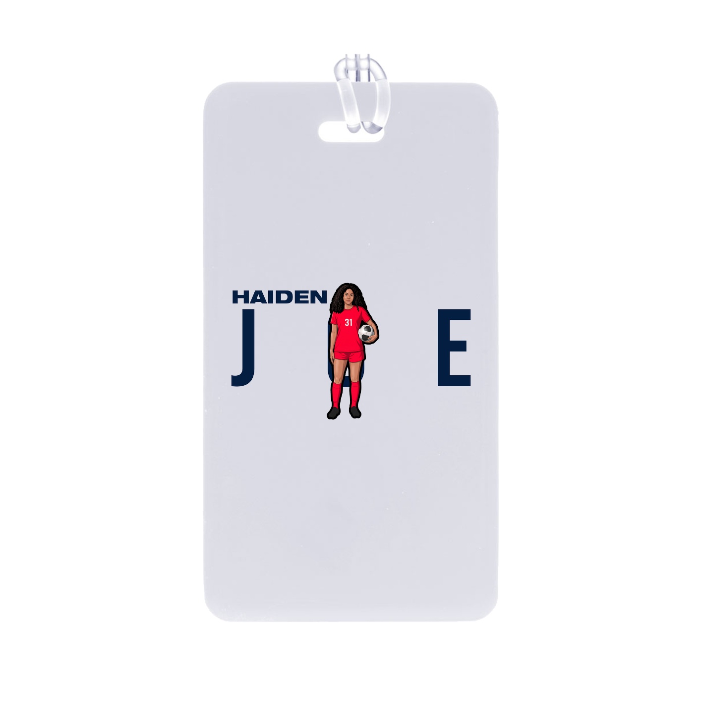 Bag Tag — Player Name in Classic