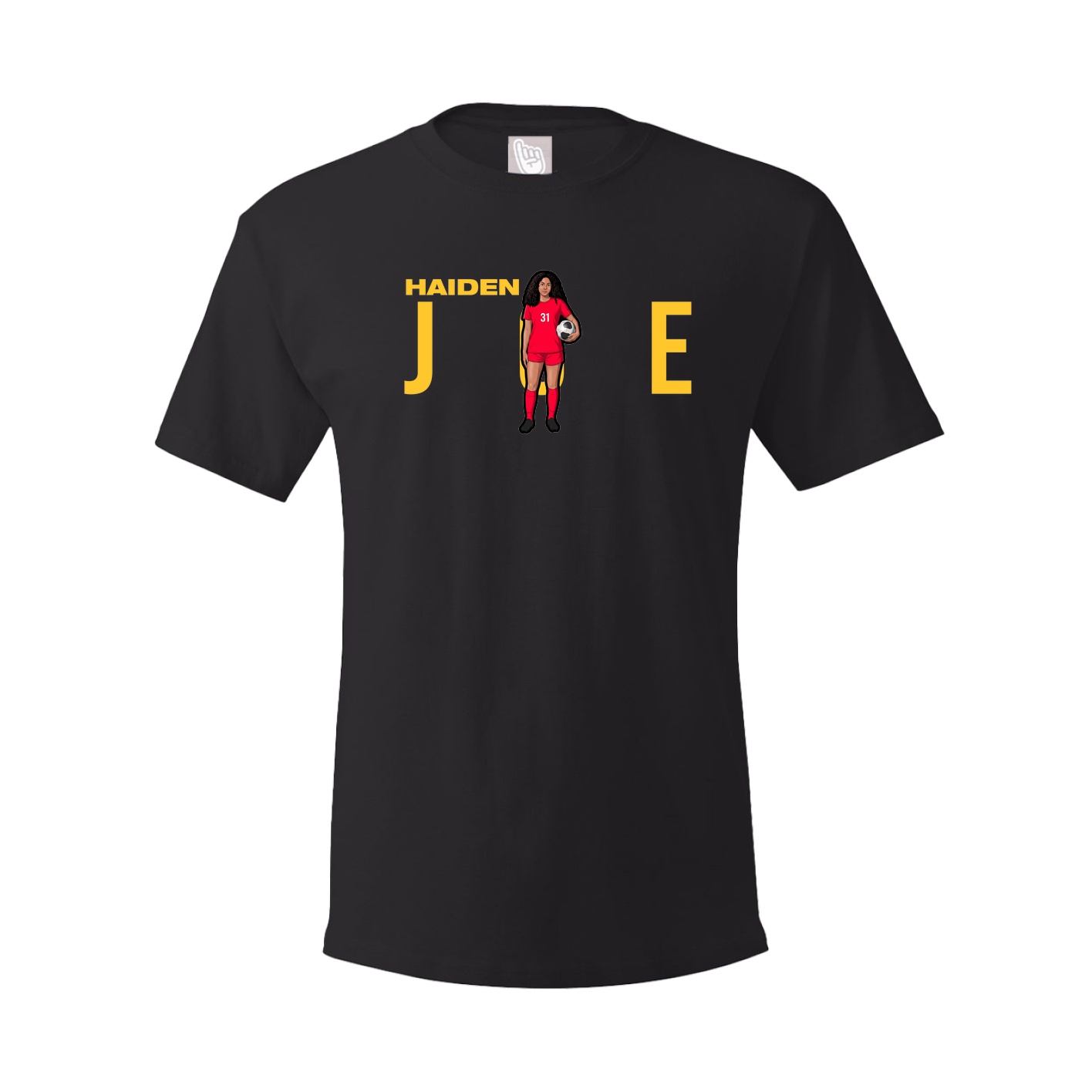 Youth Tee — Player Name in Black