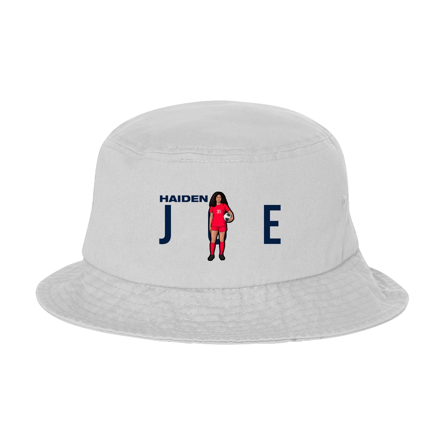Bucket Cap — Player Name in White