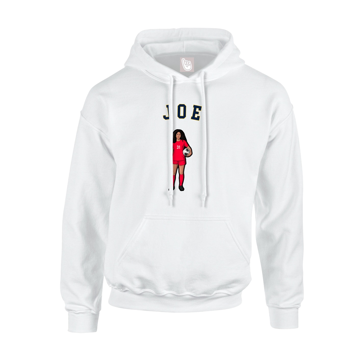 Hoodie — Shirsey Arch in White