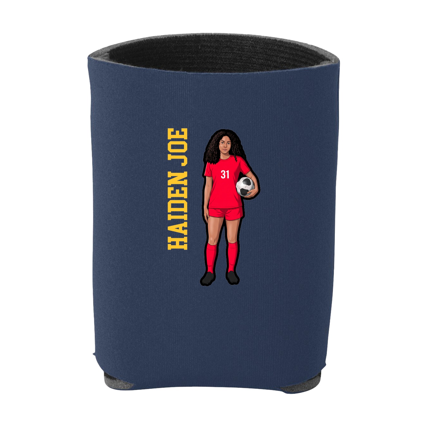 Can Holder — Name Vertical in Navy