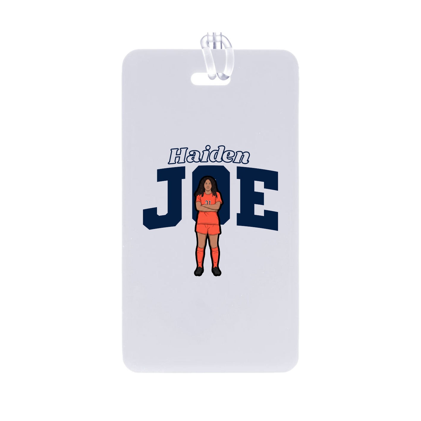 Bag Tag — Name Arch in Classic