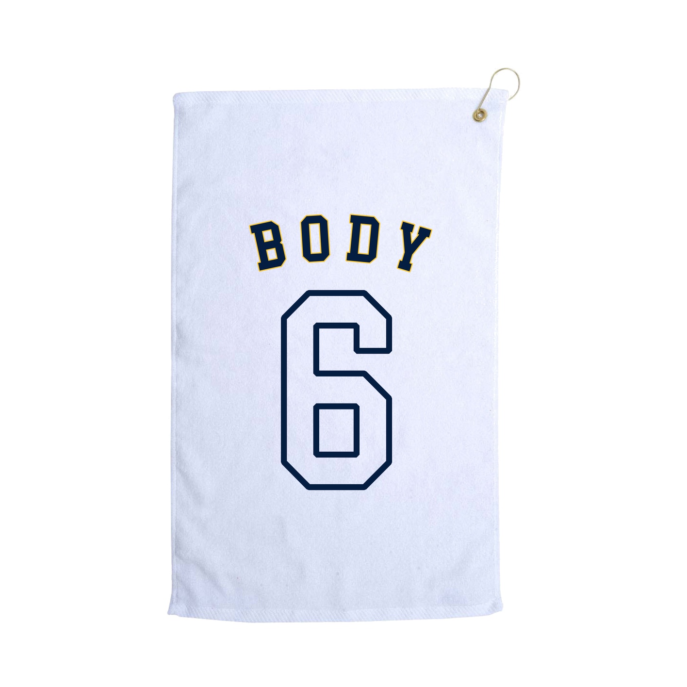Golf Towel — Shirsey Arch in White