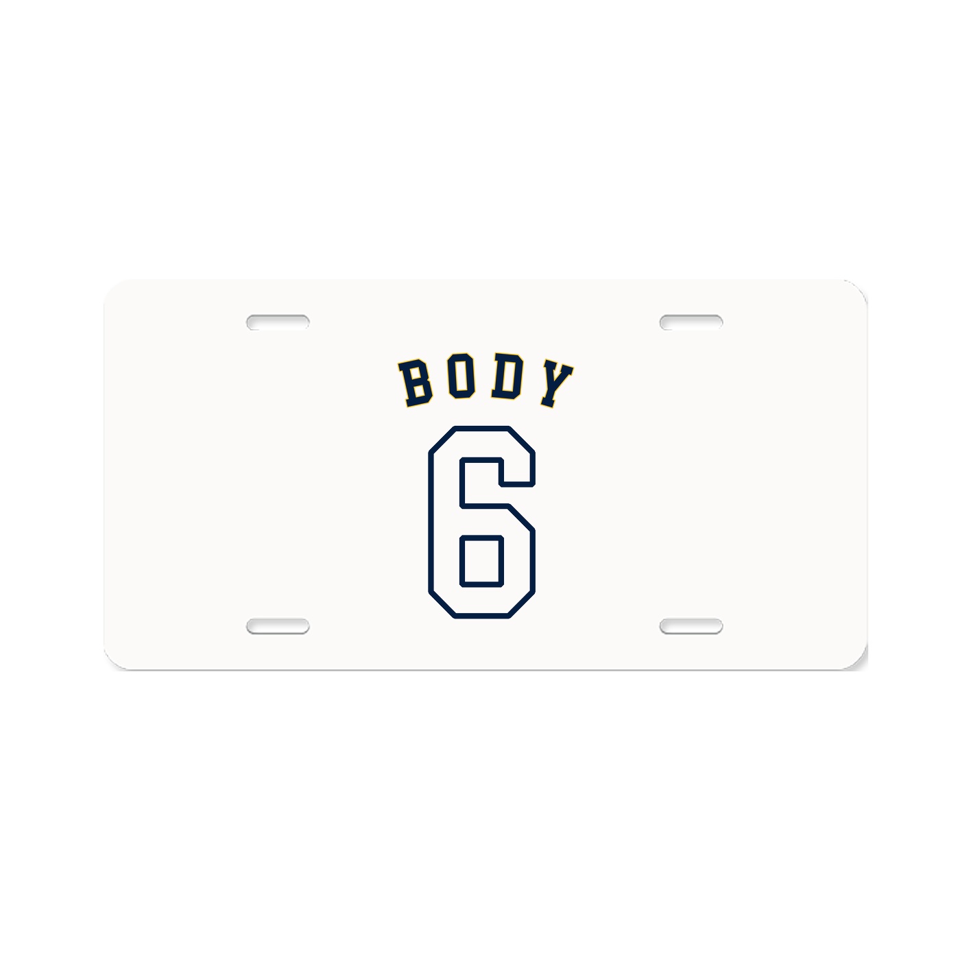 License Plate — Shirsey Arch in Classic
