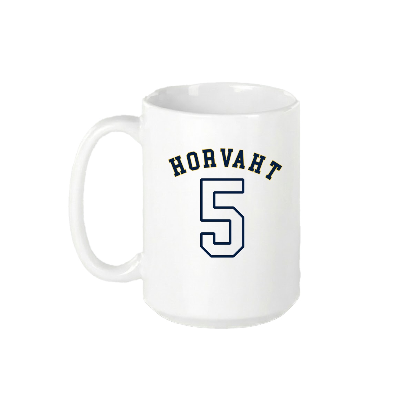 15oz Coffee Mug — Shirsey Arch in White