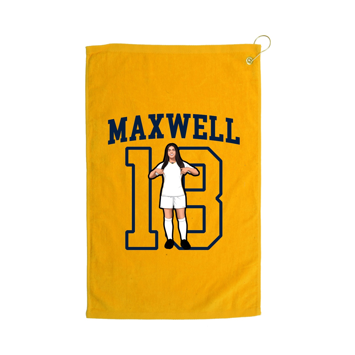 Golf Towel — Shirsey in Gold