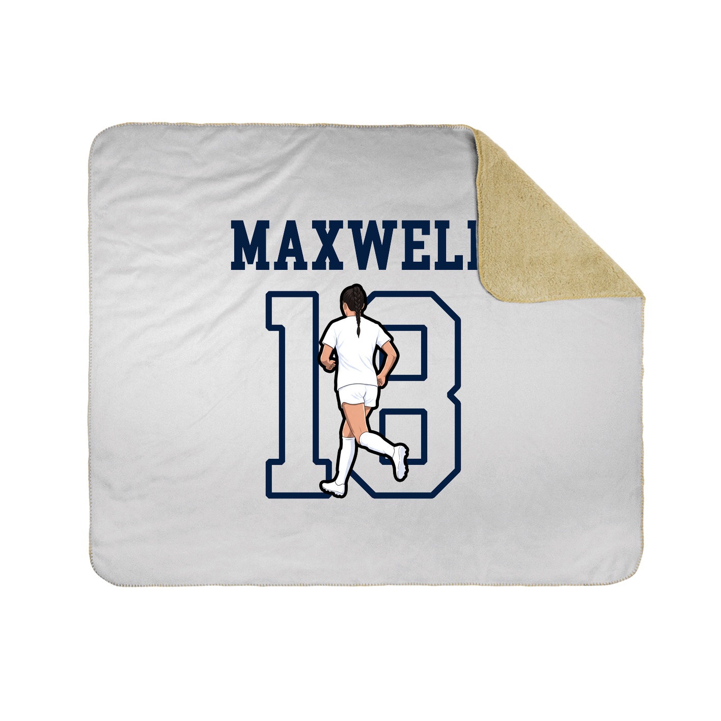Throw Blanket — Shirsey in White