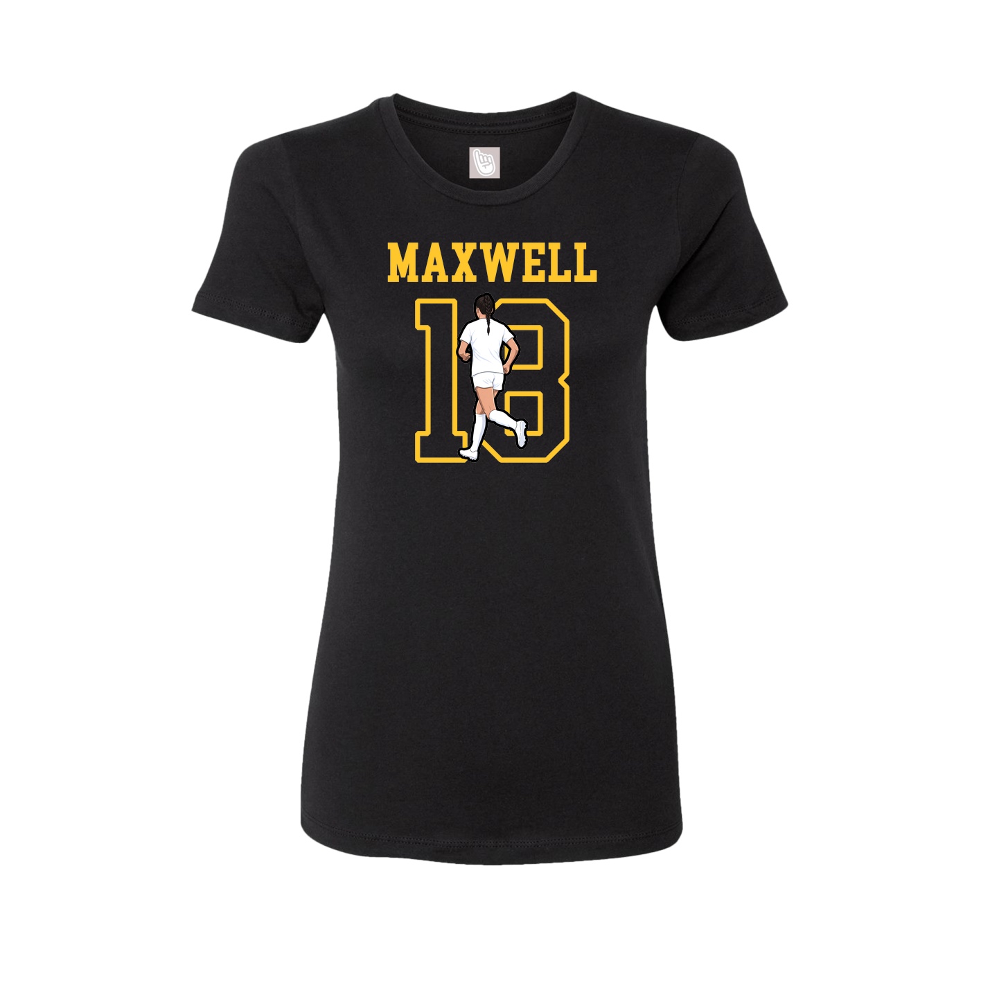 Fitted Women's Tee — Shirsey in Black