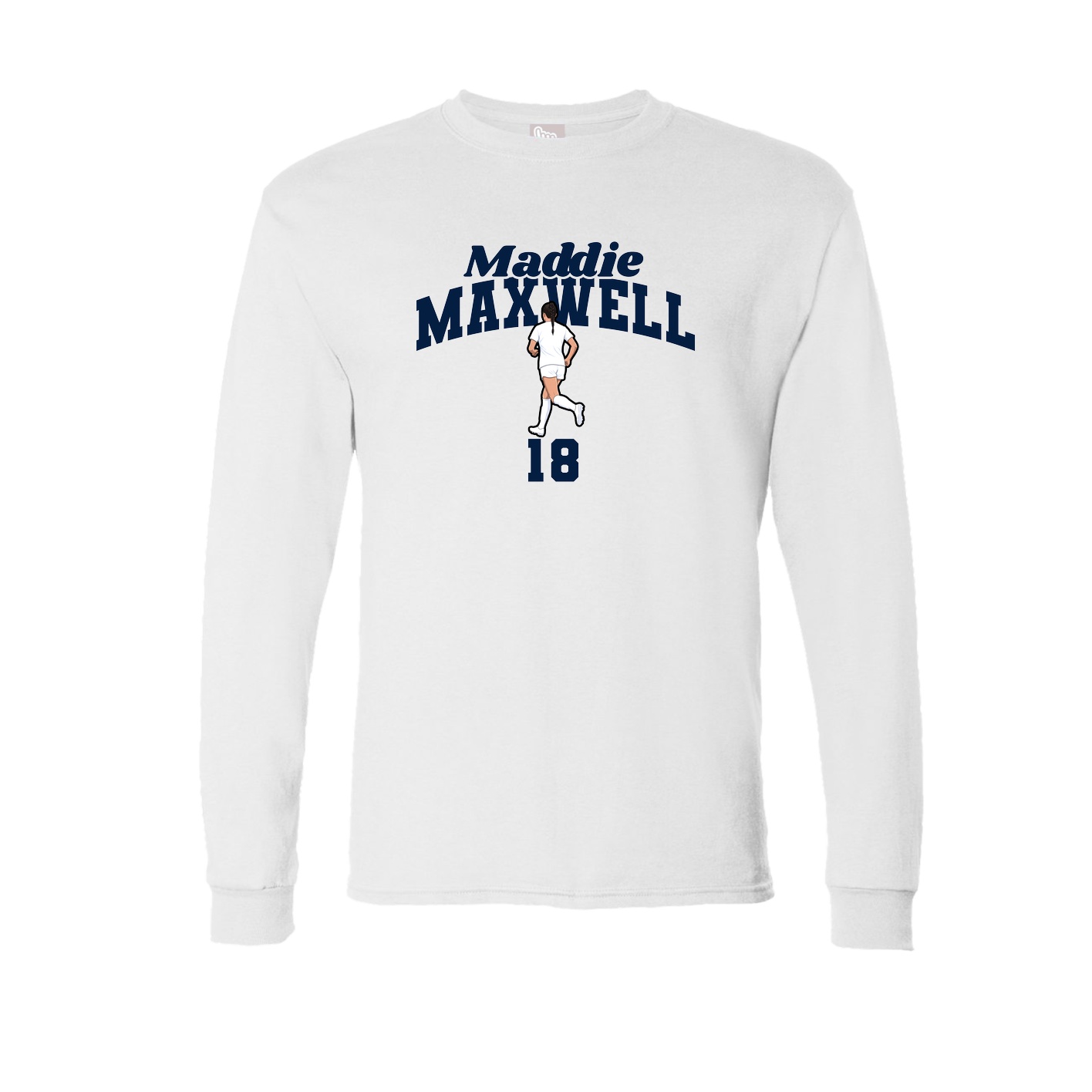 Long Sleeve Tee — Signature Arch in White