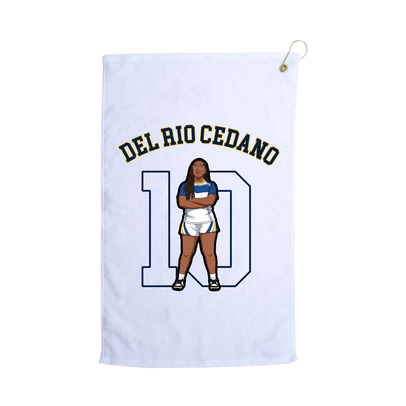 Golf Towel — Shirsey Arch in White