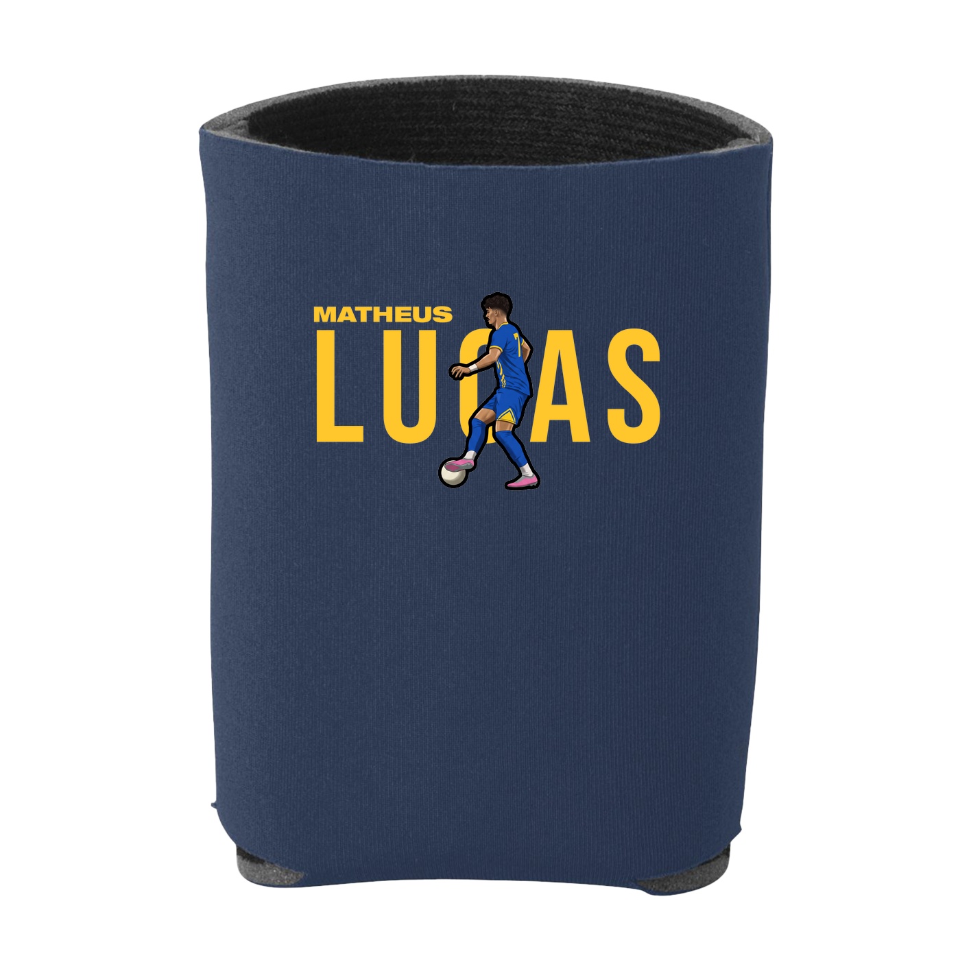 Can Holder — Player Name in Navy