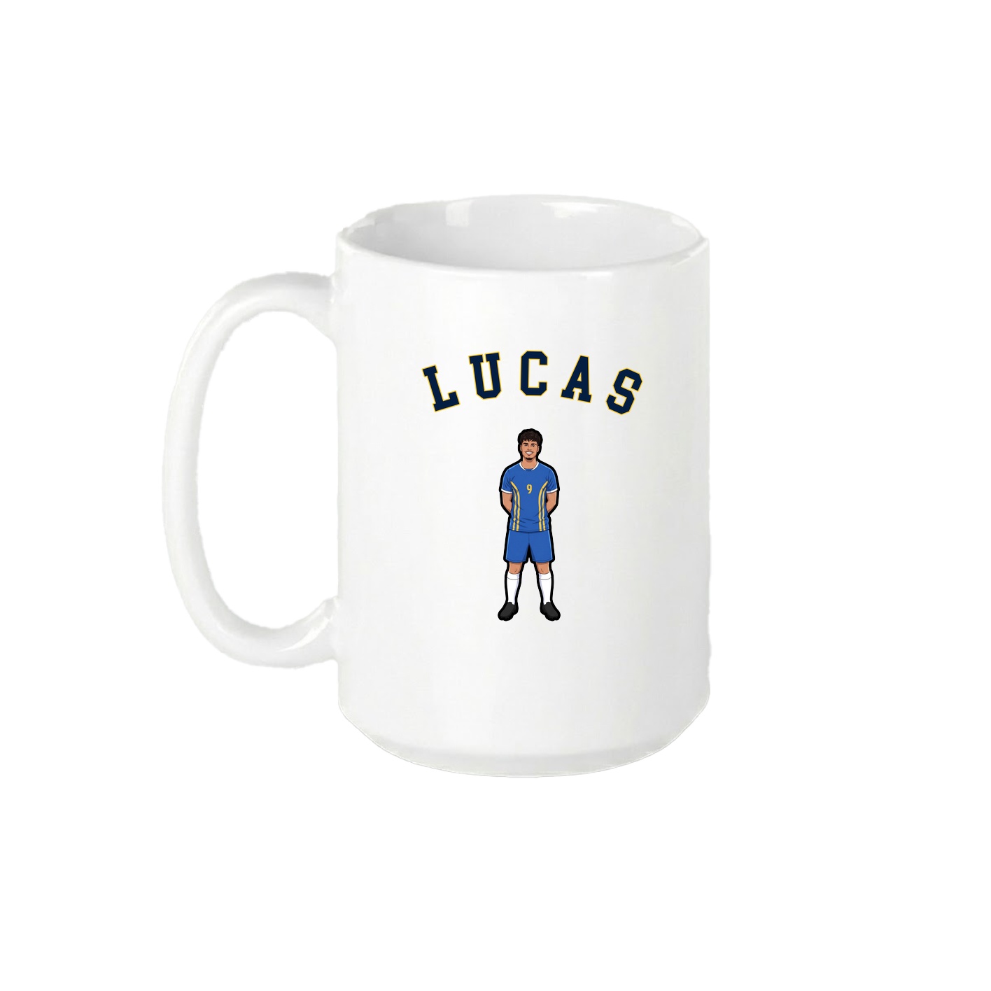 15oz Coffee Mug — Shirsey Arch in White