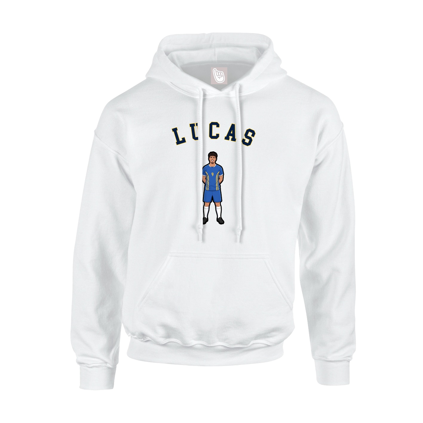 Youth Hoodie — Shirsey Arch in White