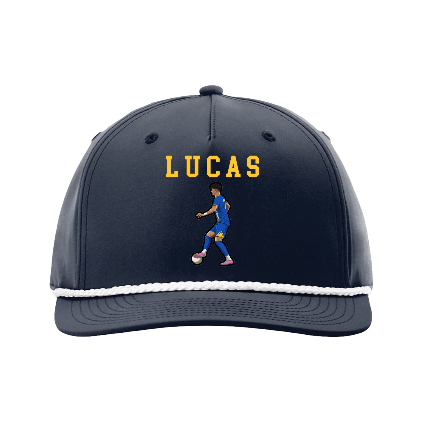 Five-Panel Classic Rope Cap — Shirsey in Navy