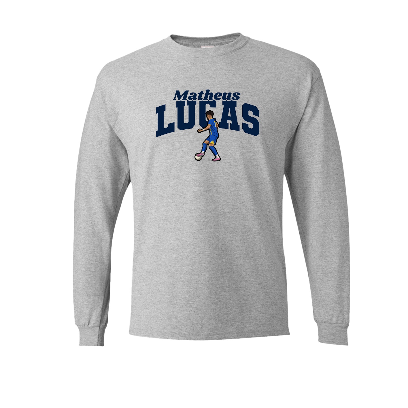 Long Sleeve Tee — Signature Arch in Grey