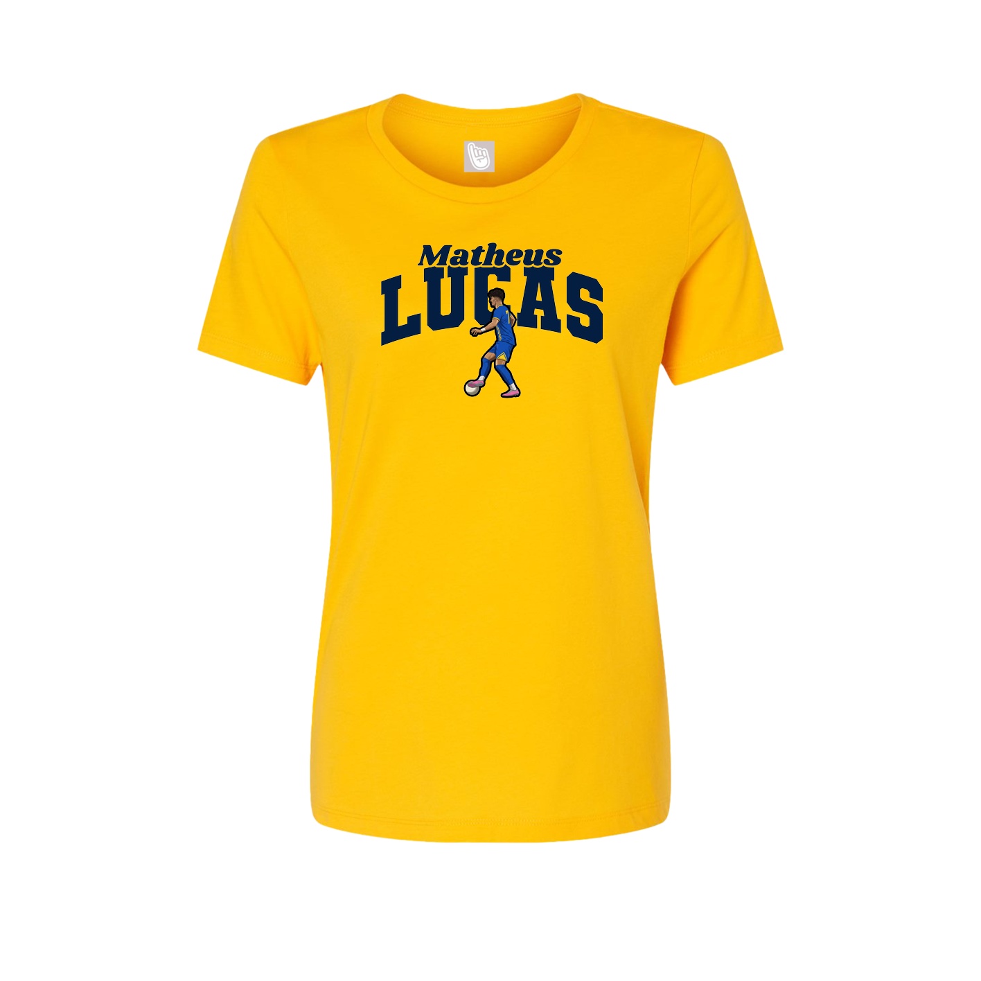 Womens Tee — Signature Arch in Gold