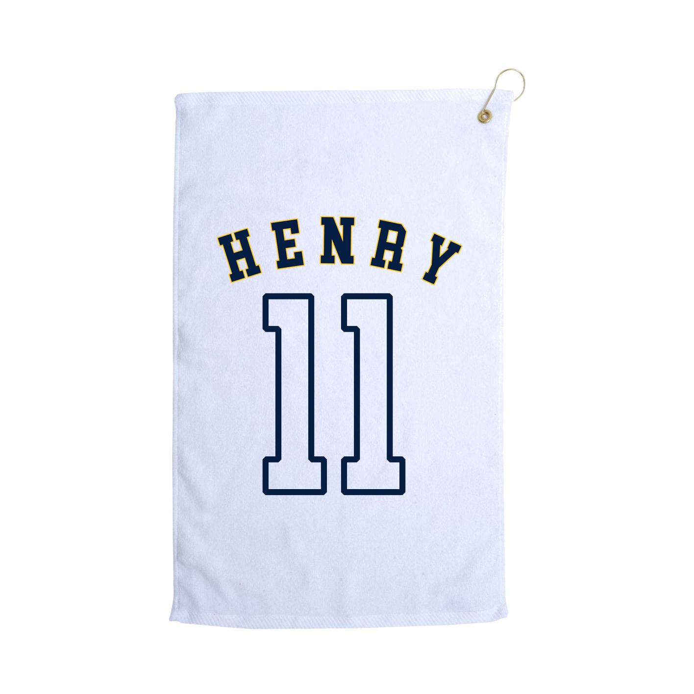Golf Towel — Shirsey Arch in White