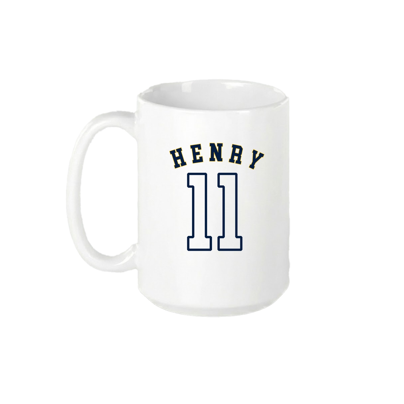 15oz Coffee Mug — Shirsey Arch in White