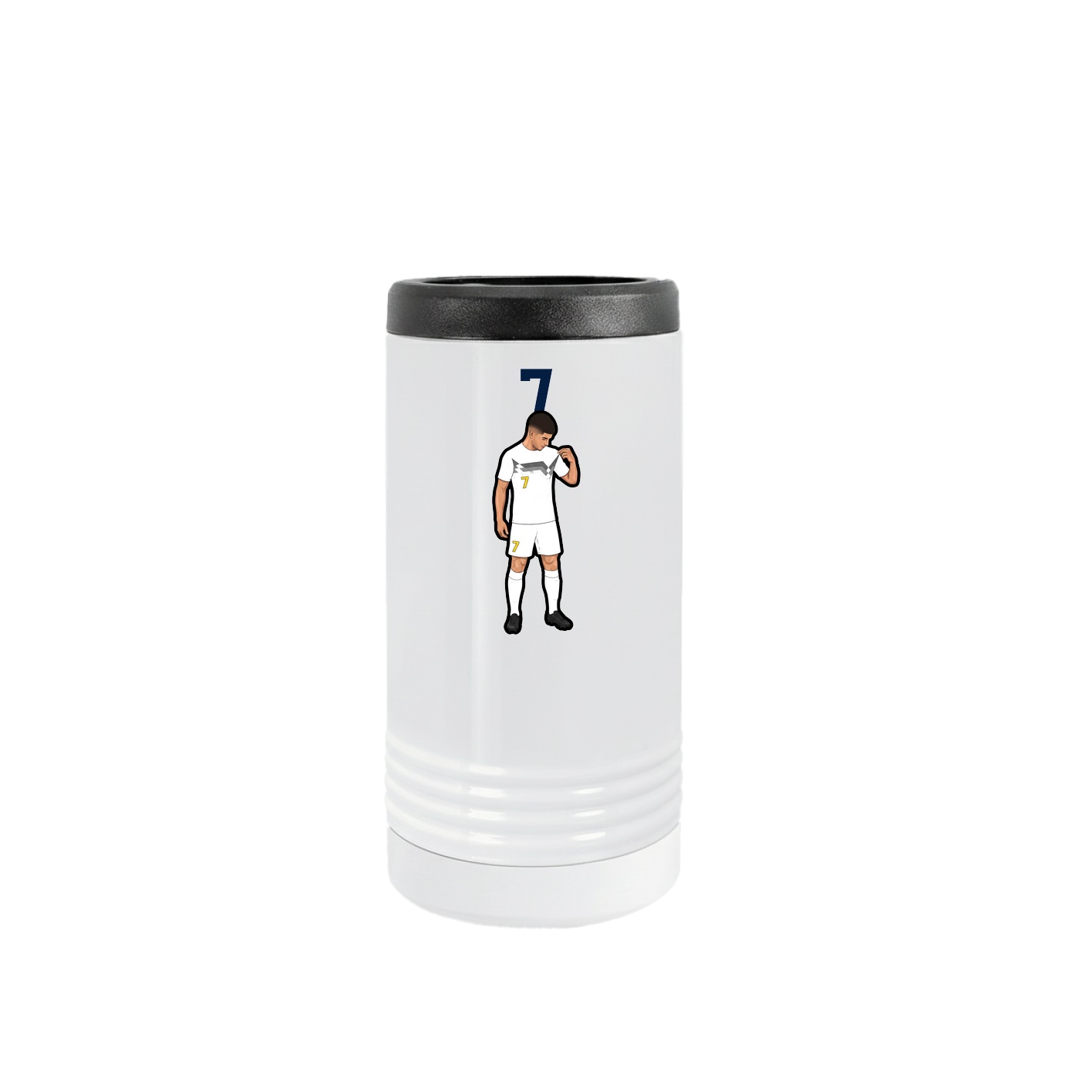 Slim Beverage Holder — Number Top in White