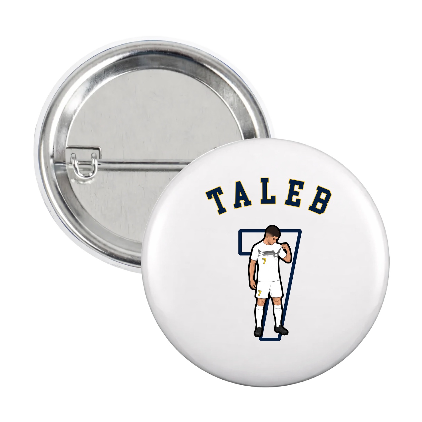 Game Day Button — Shirsey Arch in White