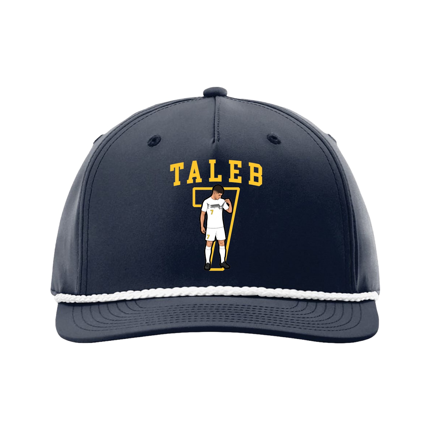 Five-Panel Classic Rope Cap — Shirsey in Navy
