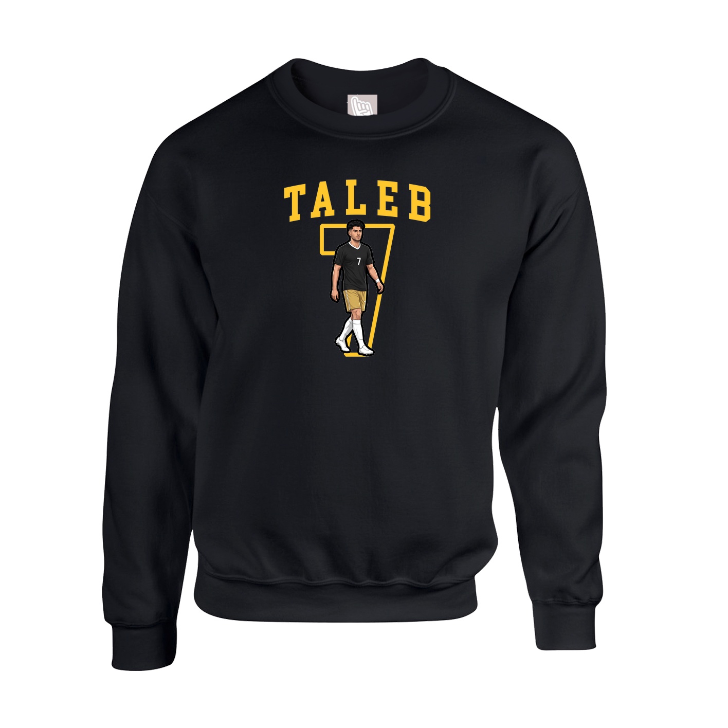Fleece Crew — Shirsey in Black