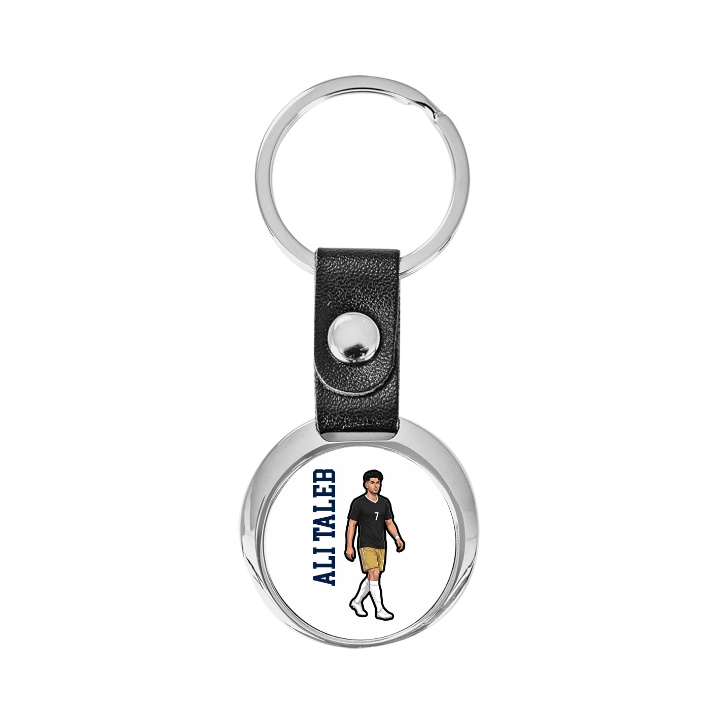 Key Chain — Name Vertical in Classic