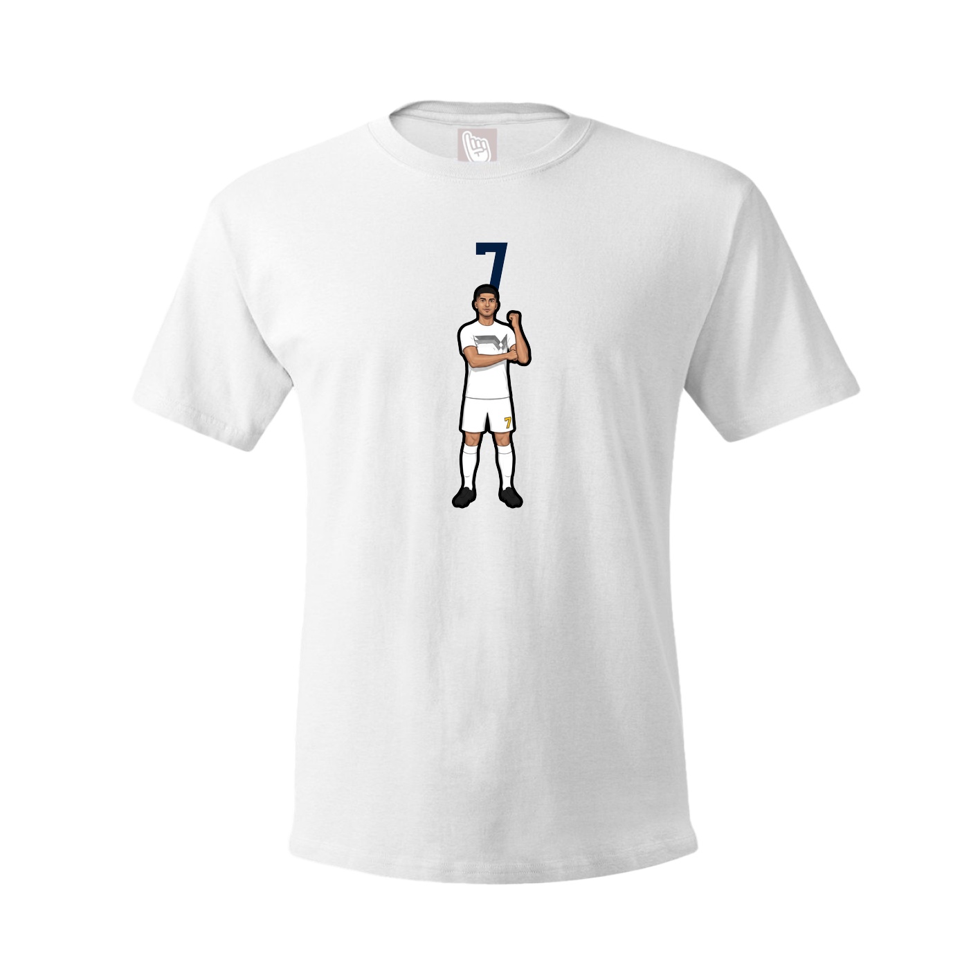 Tee — Number Top in White
