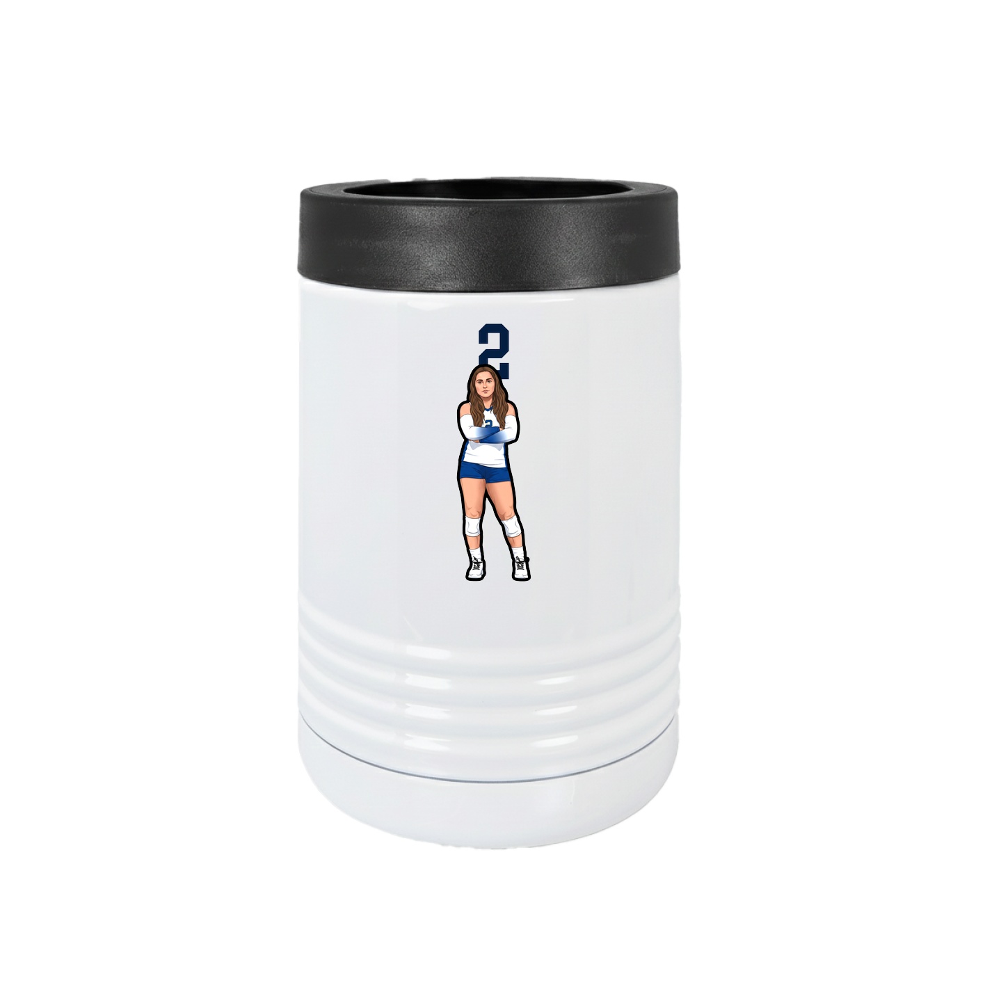 Beverage Holder — Number Top in White