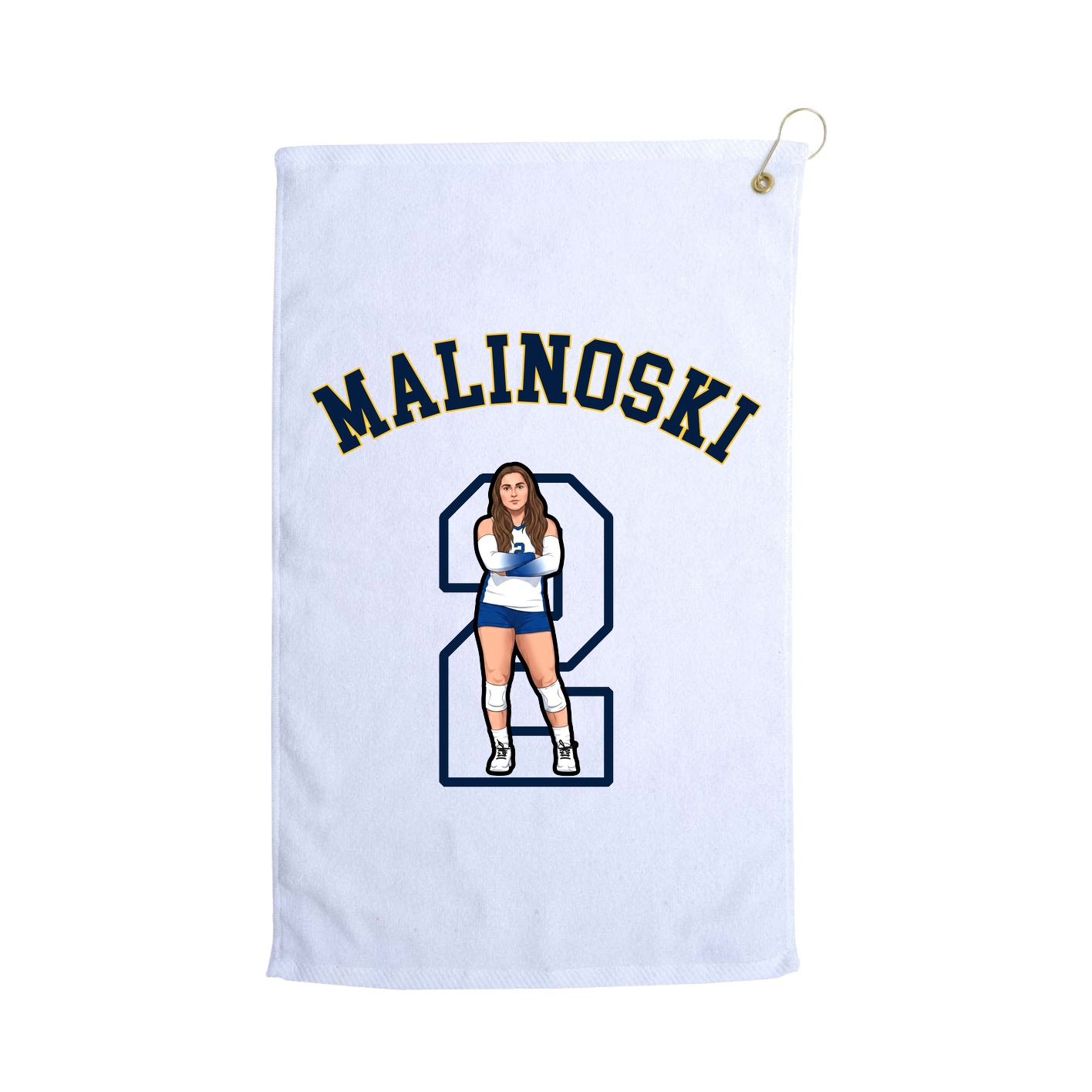 Golf Towel — Shirsey Arch in White