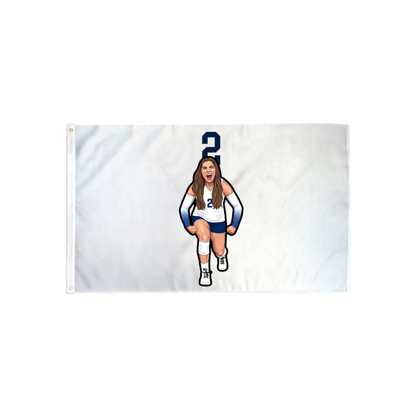 3x5 Flag — Number Top in Classic