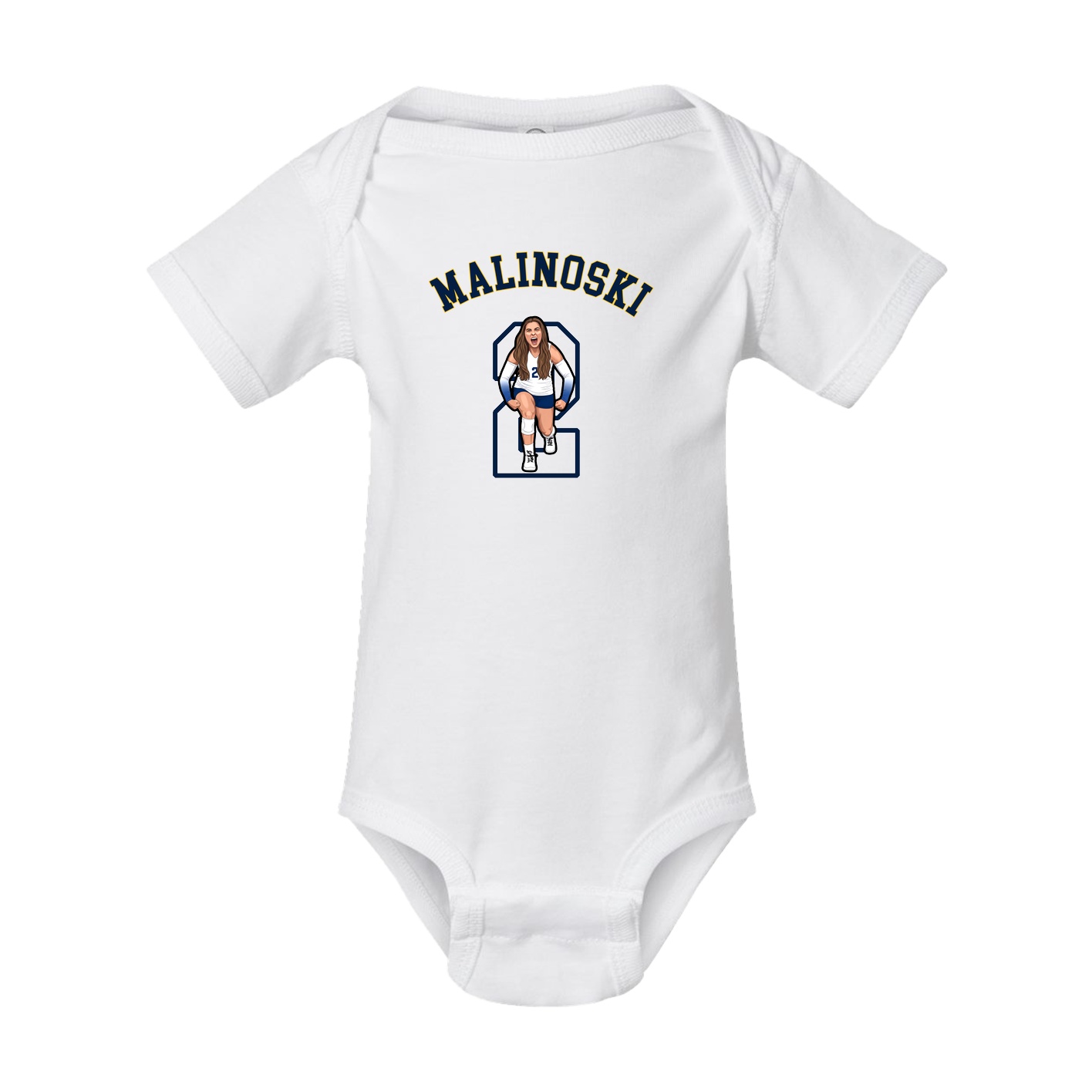 Baby Onesie — Shirsey Arch in White