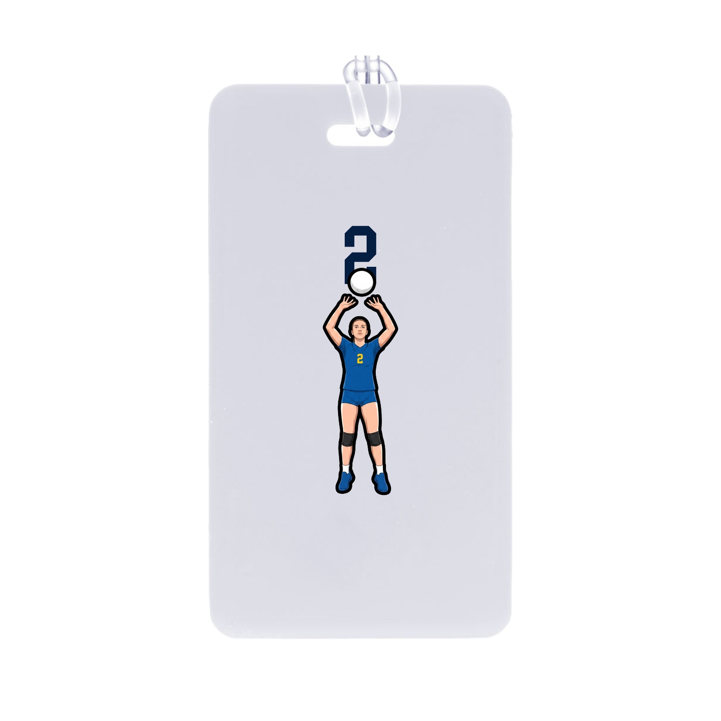 Bag Tag — Number Top in Classic