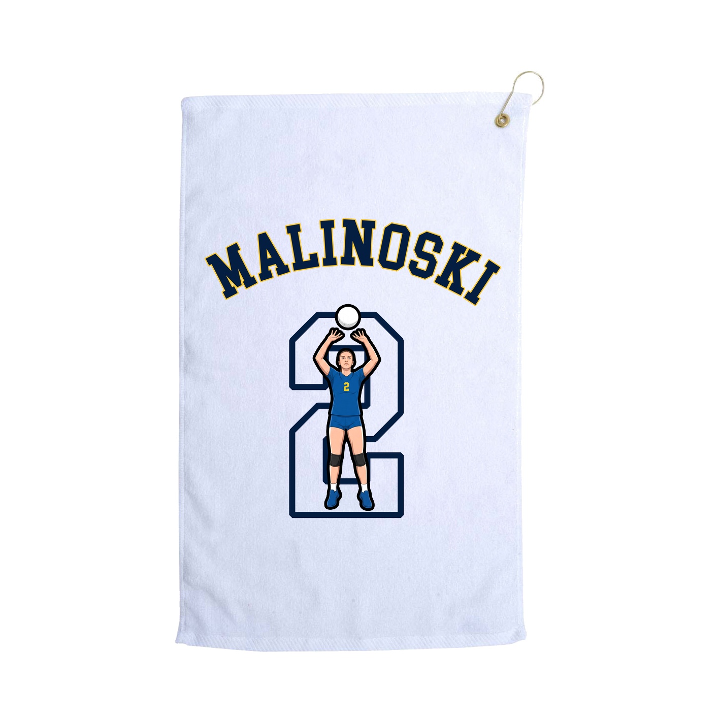 Golf Towel — Shirsey Arch in White