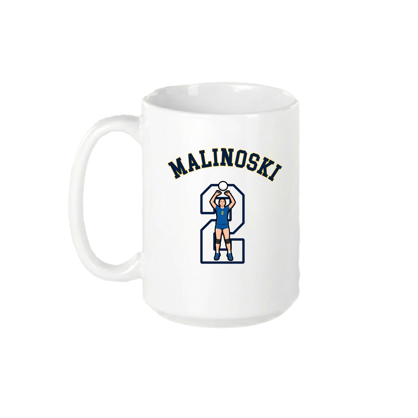 15oz Coffee Mug — Shirsey Arch in White