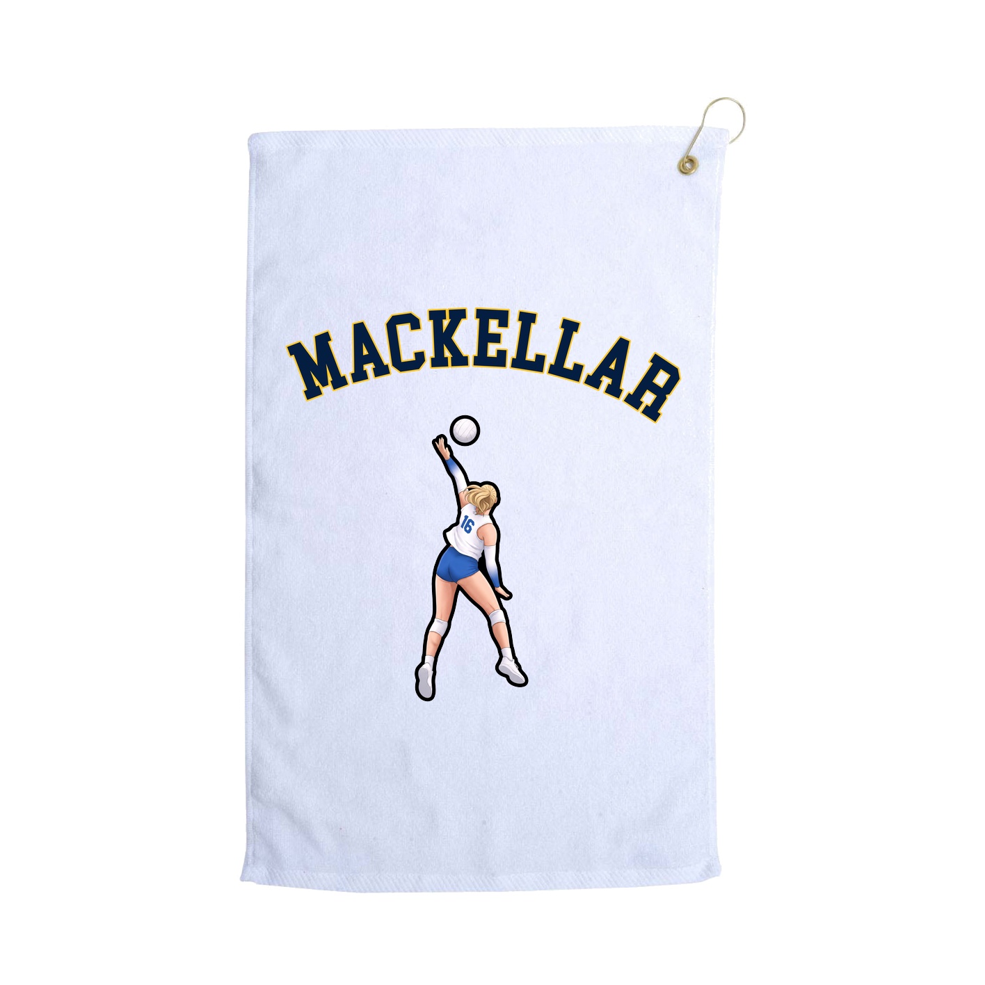 Golf Towel — Shirsey Arch in White