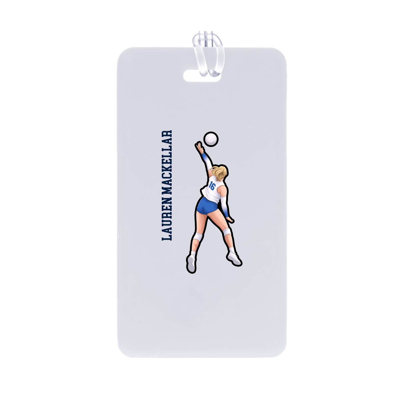 Bag Tag — Name Vertical in Classic